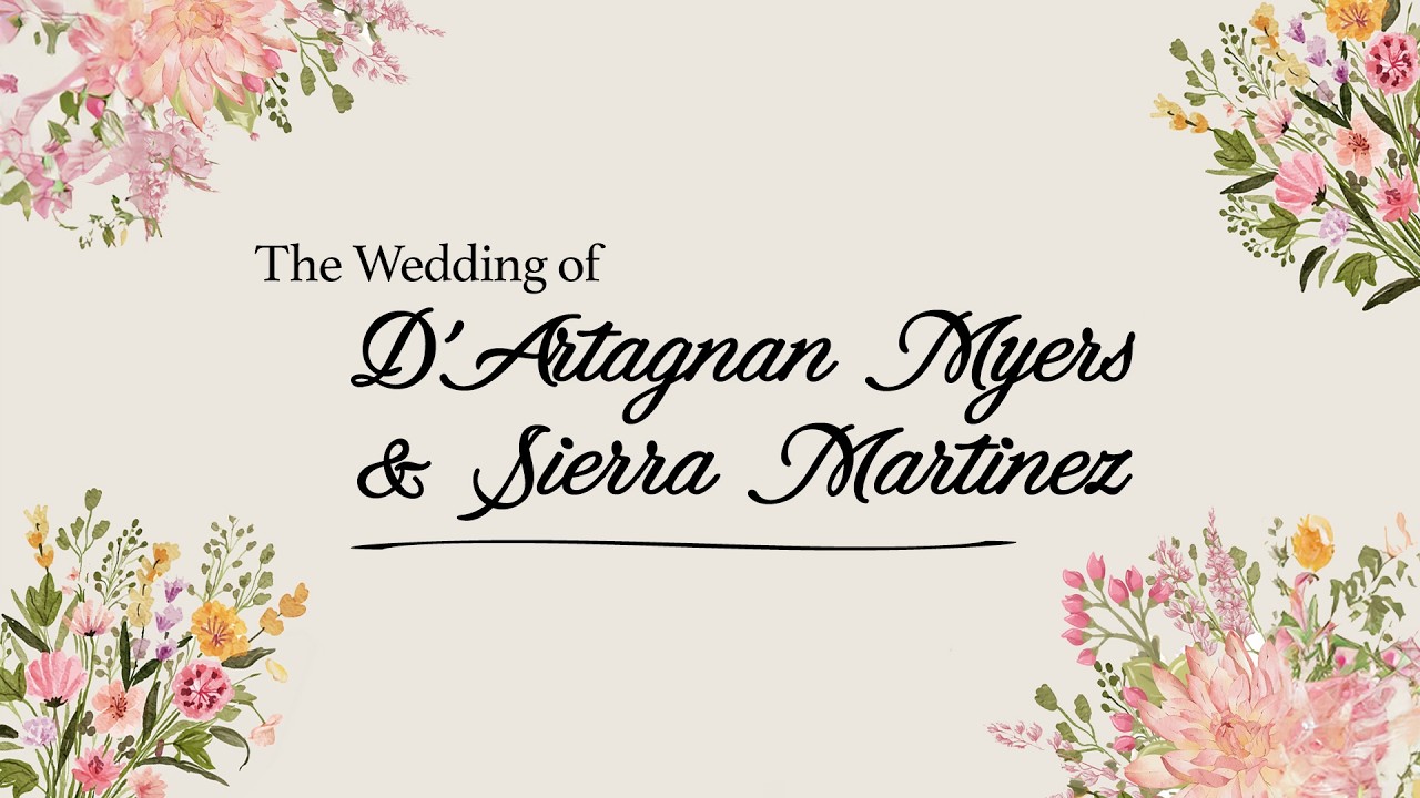 Sierra & D'artagnan Myers Wedding Ceremony