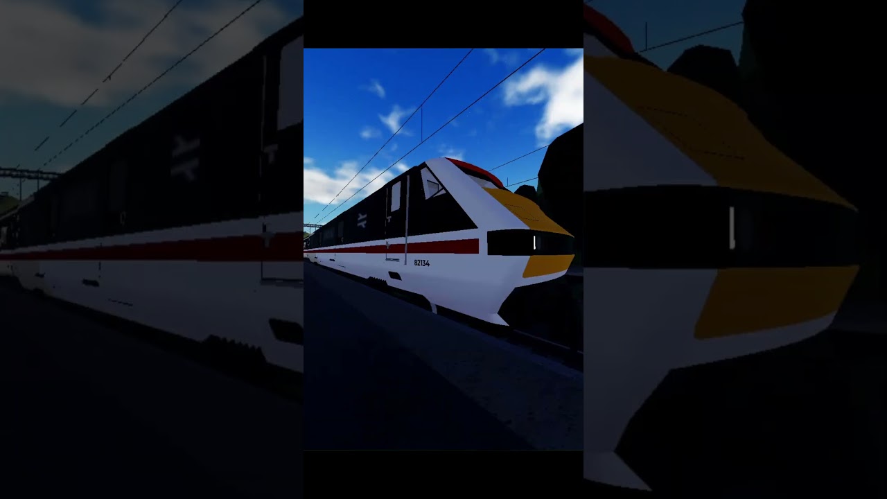Fourth Rail Intercity DVT + MK3s + 90 passes Forestdale at speed - British Railway Roblox