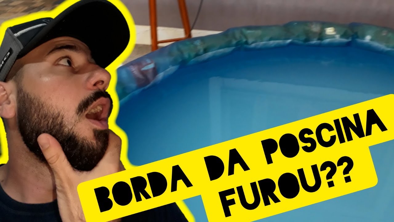 Como concertar Piscina, Mor/Bestway com a borda furada, muito fácil e barato!