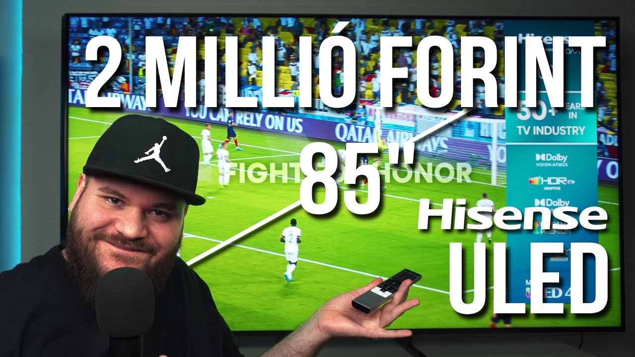 TÉVÉT 2 MILLIÓÉRT?! | Hisense 85UXKQ ULED és Party Rocker One Plus