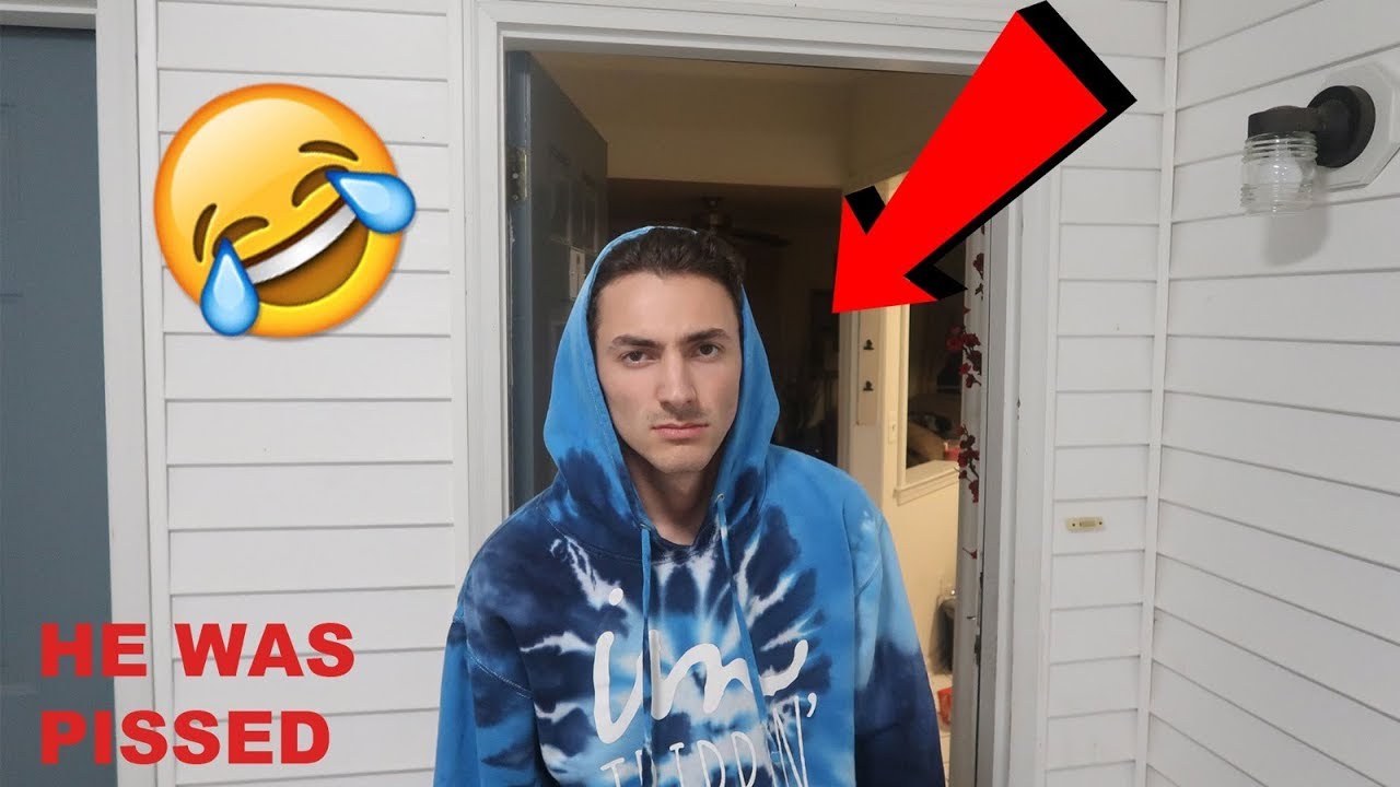 YOUR HOUSE GOT ROBBED PRANK ON MIKEY MANFS!! (HE FREAKED OUT)