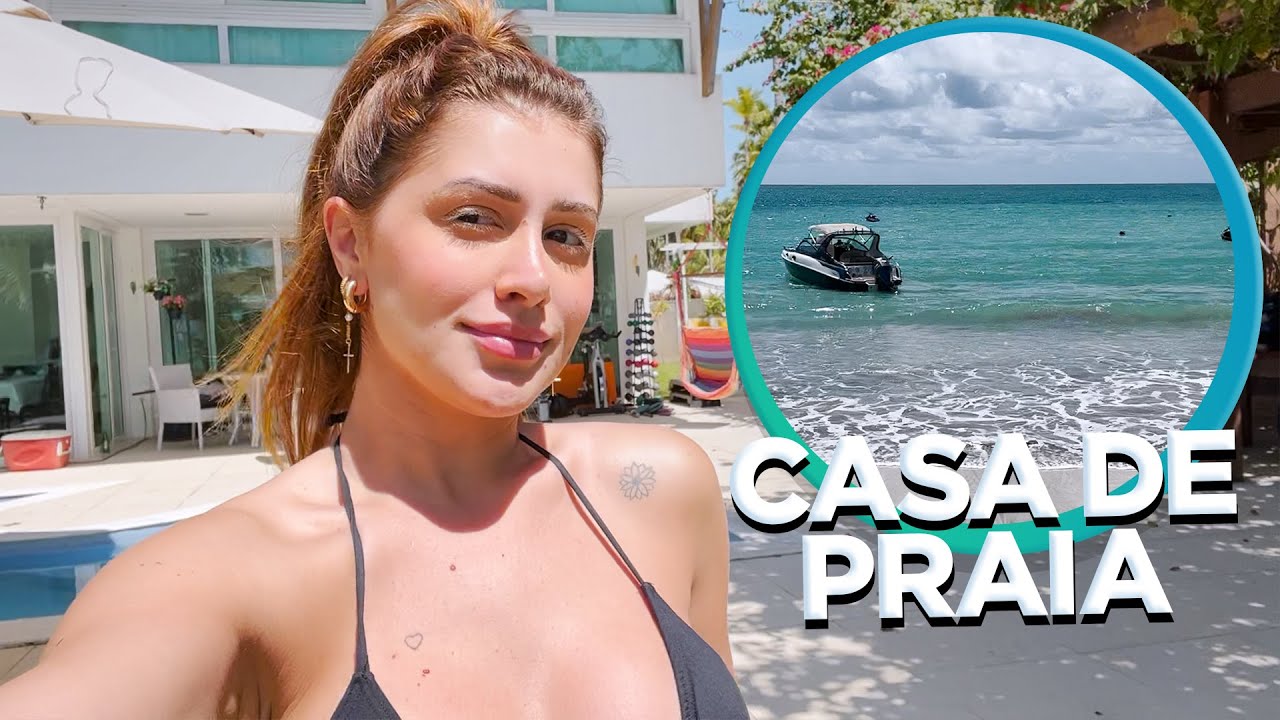 TOUR PELA CASA DE PRAIA!!!