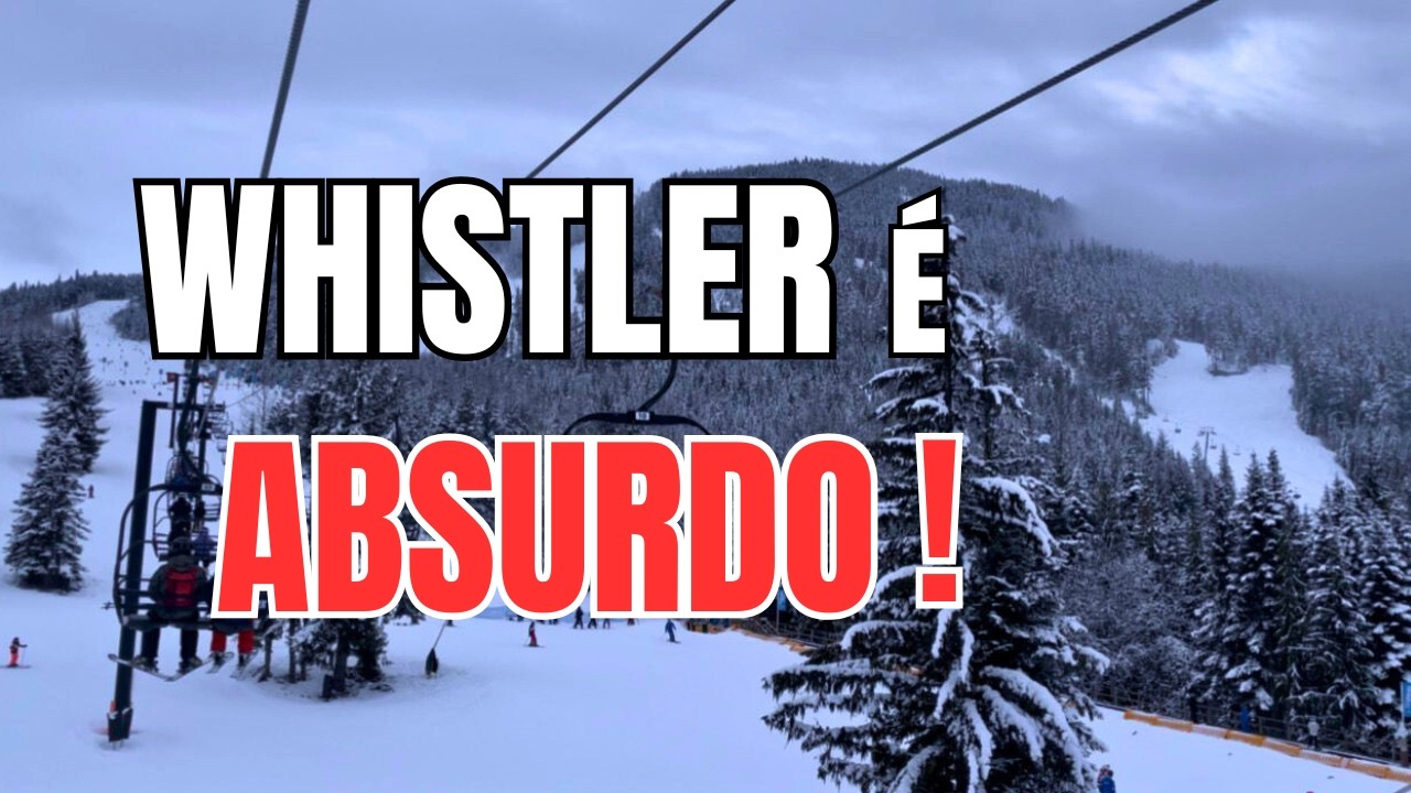 MINHA PRIMEIRA VEZ NA NEVE EM WHISTLER !!!!