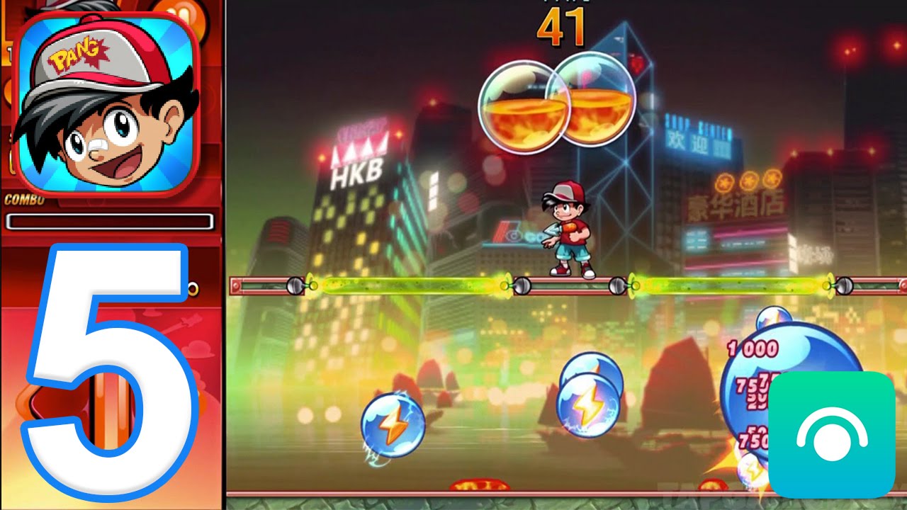 Pang Adventures - Gameplay Walkthrough Part 5 - Hong Kong: Days 1-15 (iOS)