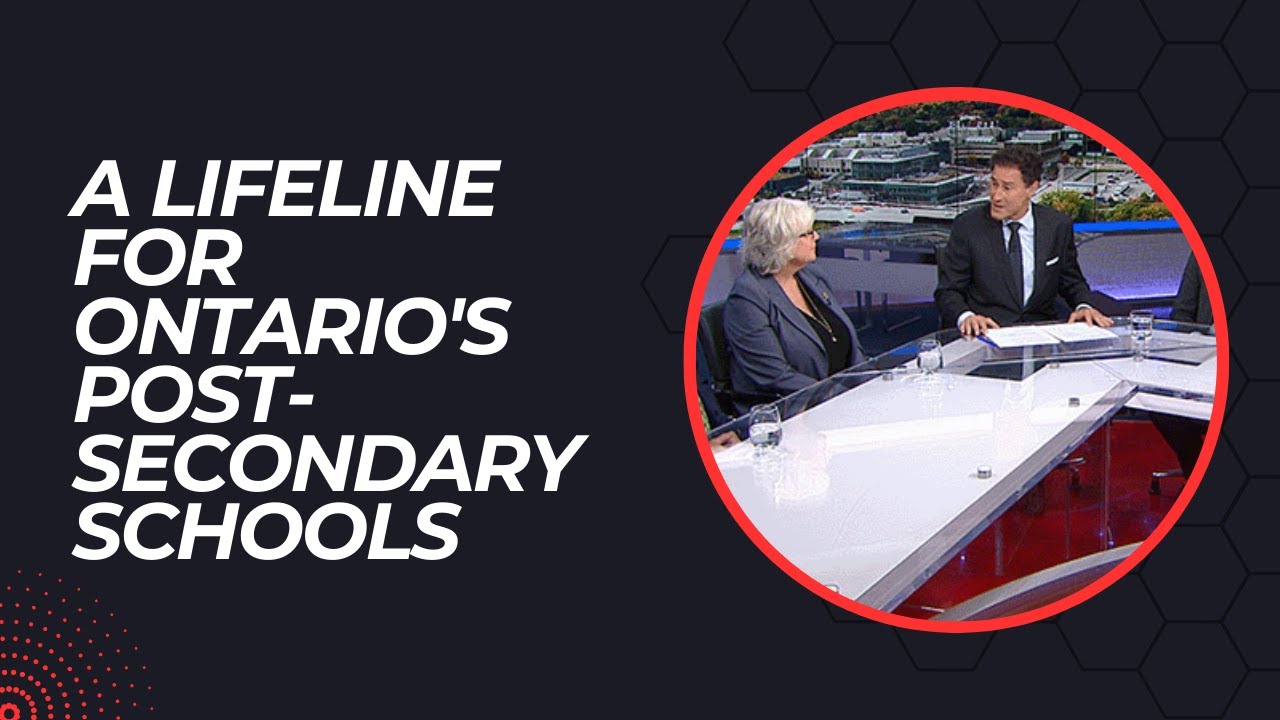 A Lifeline for Ontario's Post-Secondary Schools | The Agenda