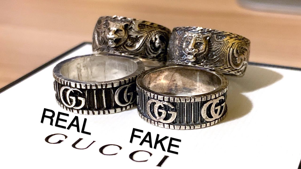 Поддельные и настоящие кольца Gucci: как отличить поддельное кольцо Gucci