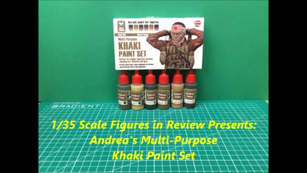 Adrea Multi Purpose Khaki Paint Set