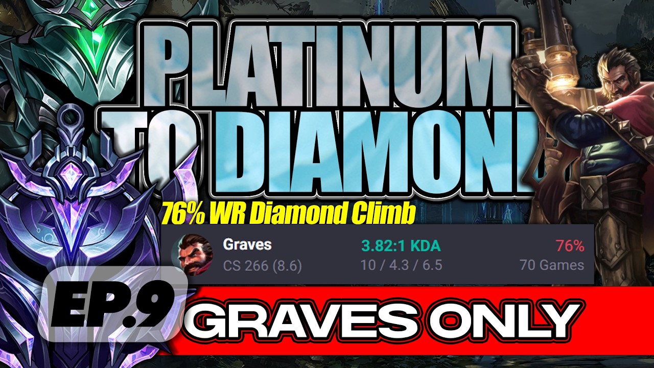 Graves Tips and Tricks to Get You Through Emerald Games | 76% Win Rate Climb | GAME 9