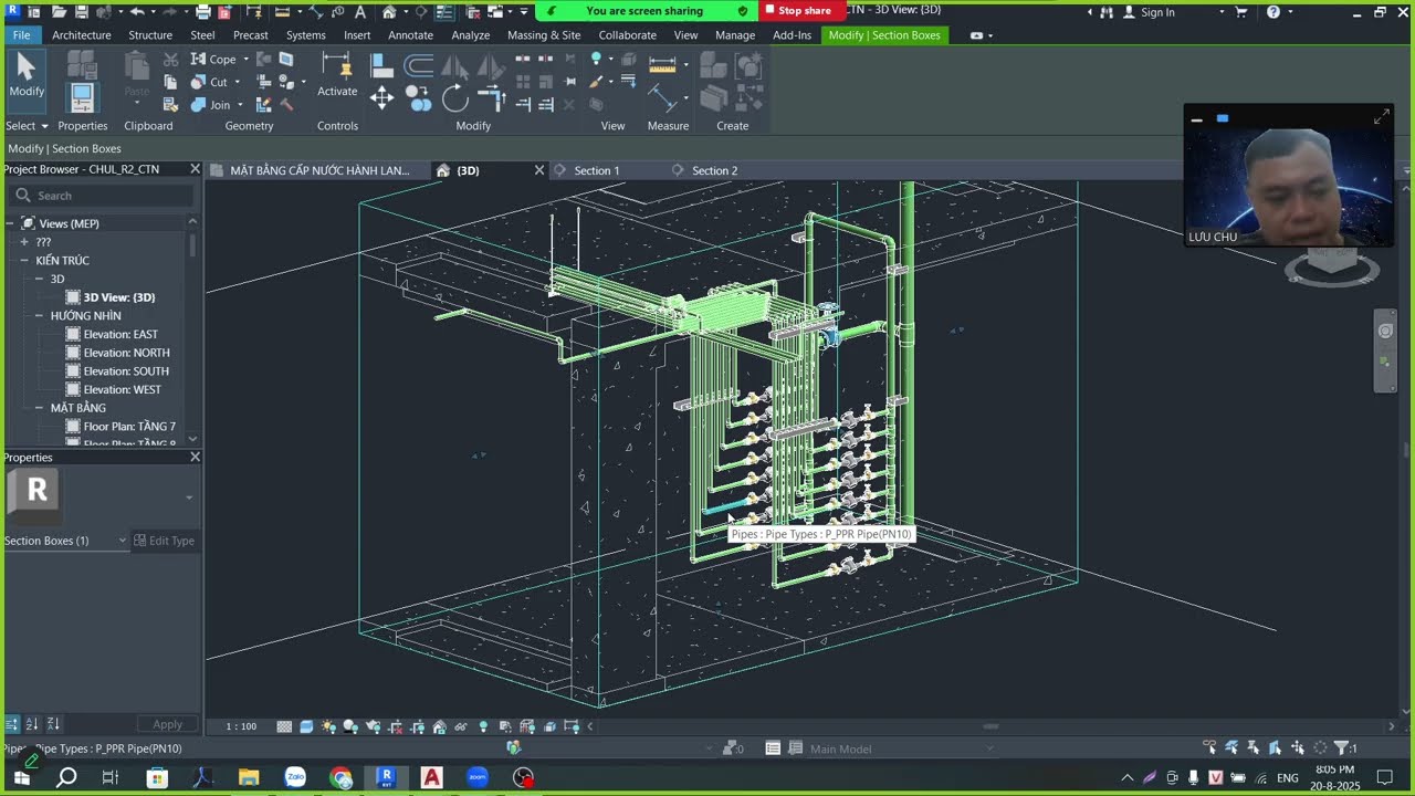 Hướng dẫn Revit MEP | Video 11: Vẽ Phòng Bơm Cấp Nước Sinh Hoạt