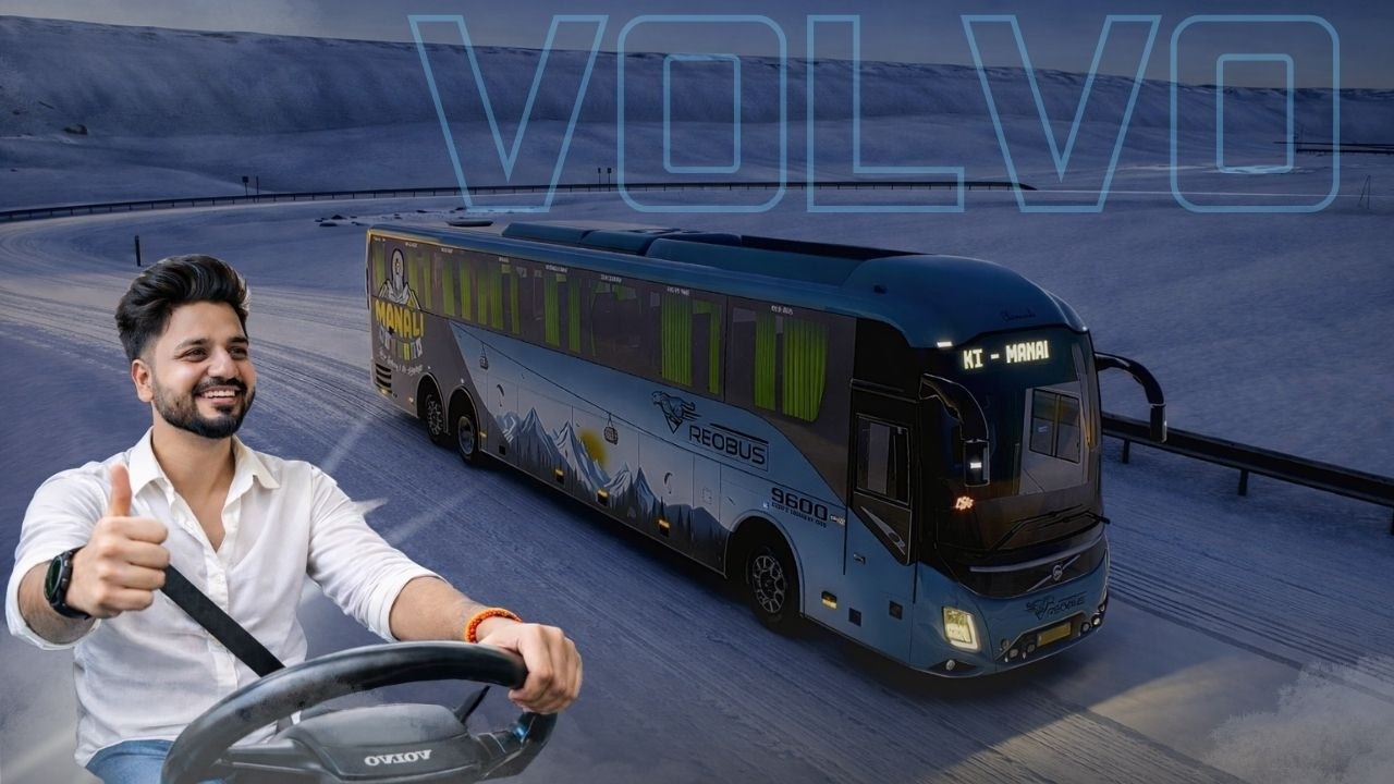 Volvo 9600s In SNOW POV Bus Driving | ETS2 | Ultra-Realistic 4K Gameplay
