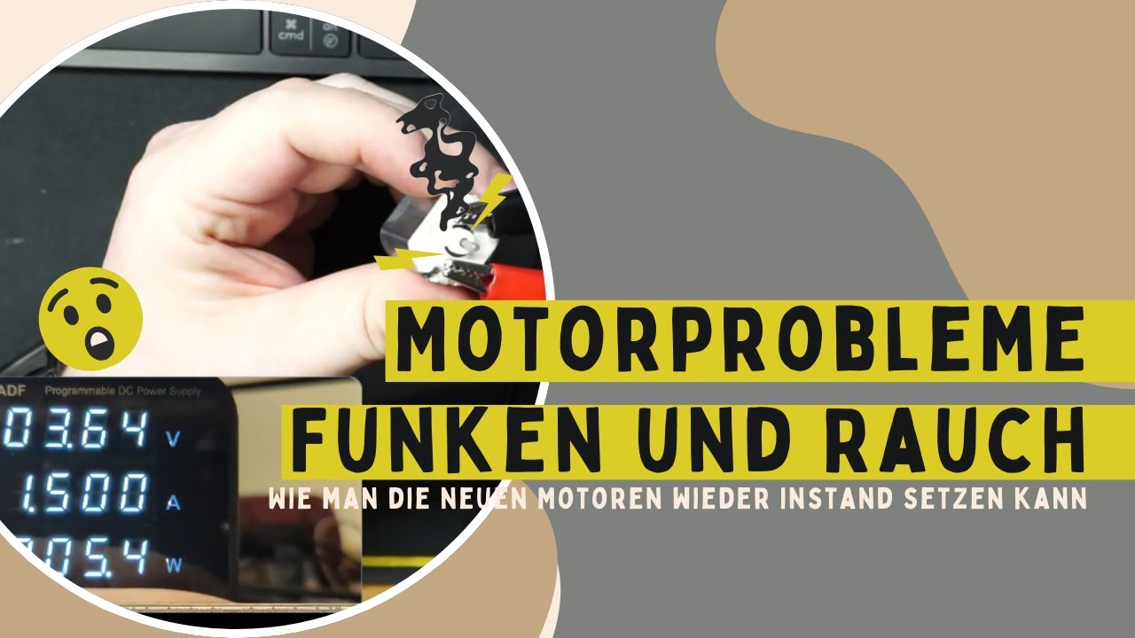 Modellbahn-Lok ruckelt oder bleibt stehen? So reparierst du defekte Motoren der neuesten Generation!