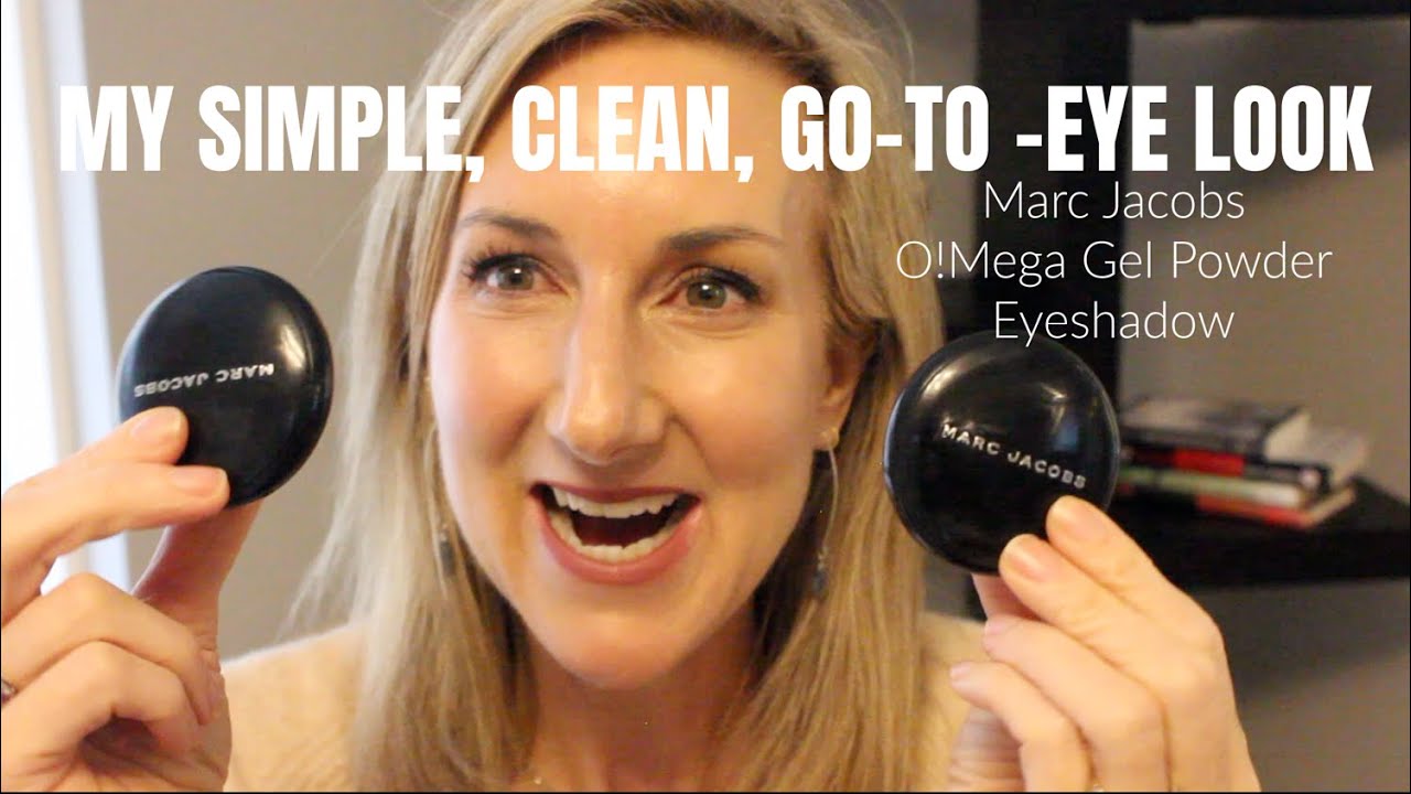 My Go-To SIMPLE CLEAN EYE LOOK with Marc Jacobs O!Mega Gel Eyeshadow + Hourglass Scattered Light