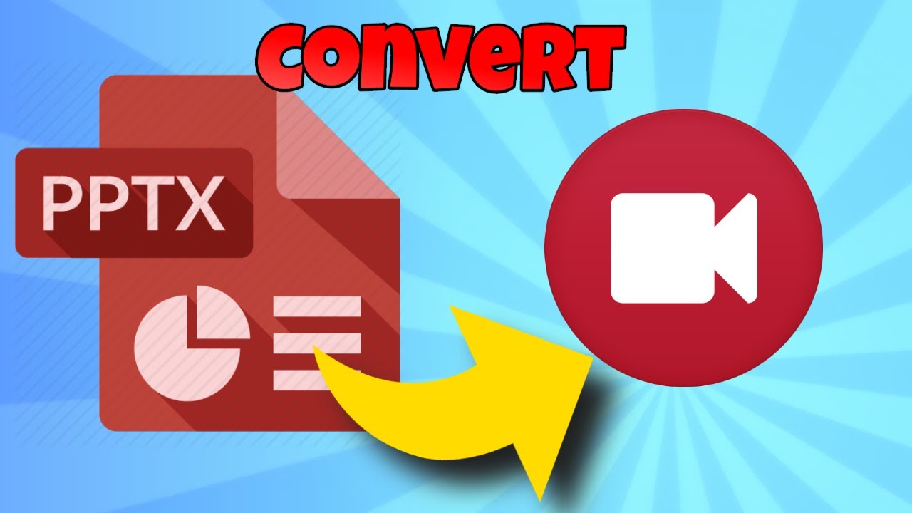 how to convert pptx to video