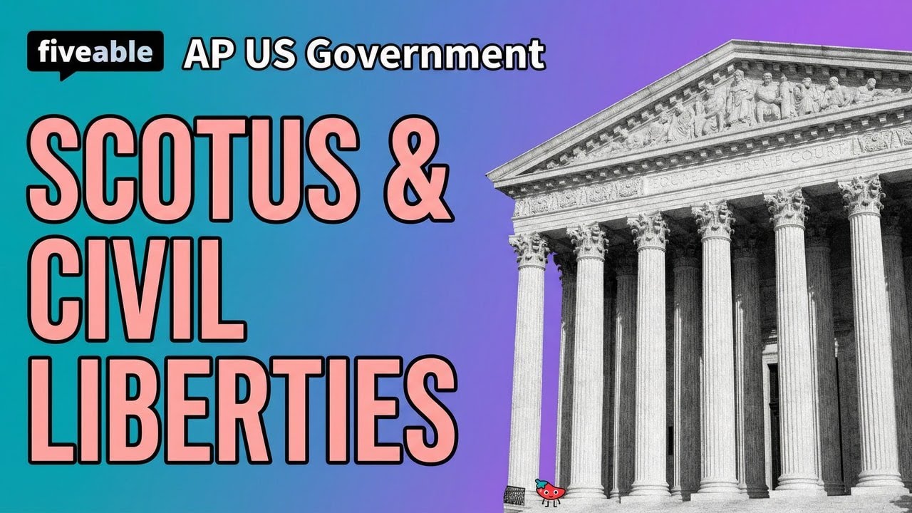AP US Government CRAM &ndash; SCOTUS Cases & Civil Liberties