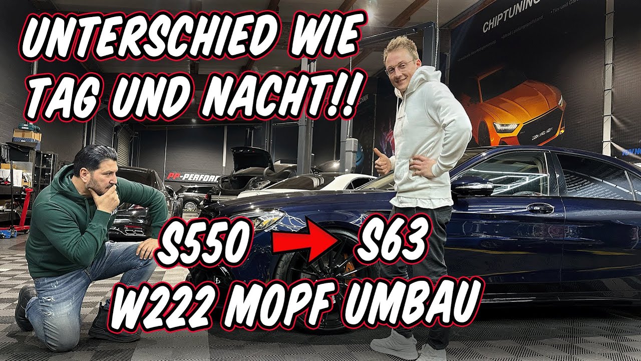 OPTICARS | Mercedes S550 ➡️ S63 Facelift Umbau | ​⁠wie reagieren @autohausemmen & @LuCarsLife ??