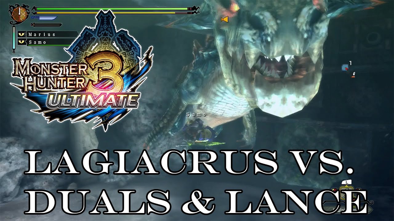 『MH3U | MH3G』Arena Quest - Lagiacrus (Speedkill/Duals & Lance) 4:08