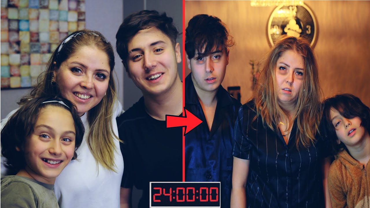 24 SAAT UYUMAMA CHALLENGE !!