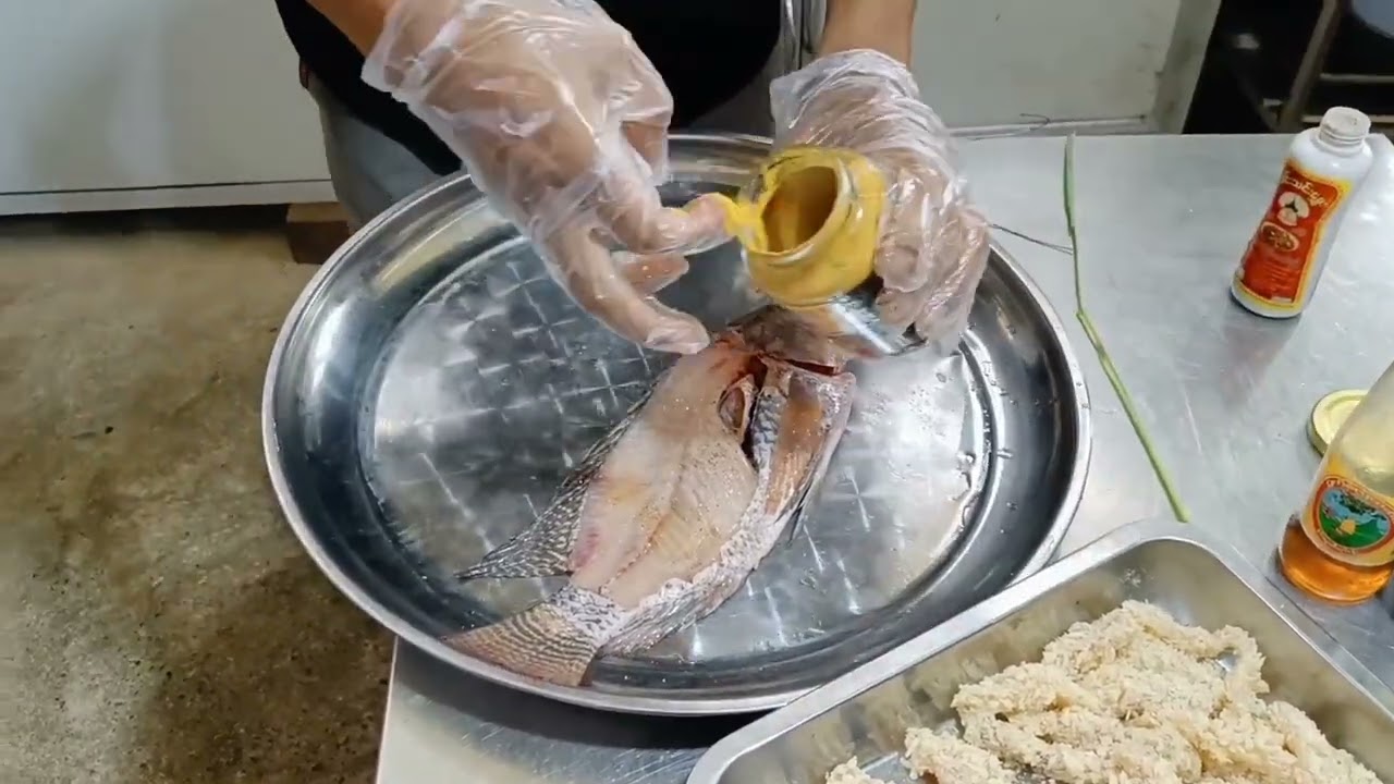 ငါးသားချောင်းကြော်ပြု့လုပ်နည်း How to make fried fish