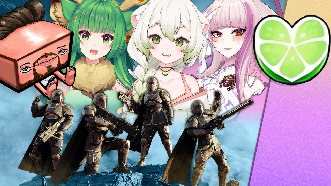 Managed Democracy for Terminids! ~ Laimu, Haruka, Matara and Bricky play Helldivers 2