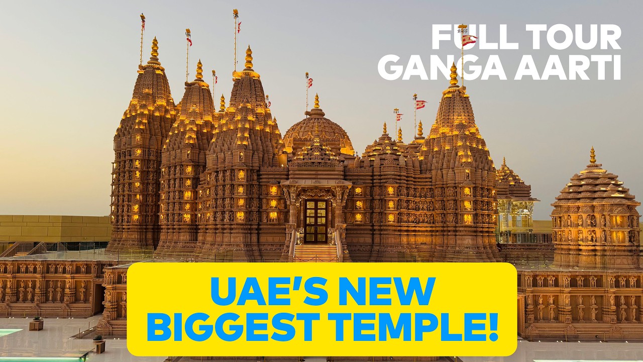 BAPS Hindu Mandir Abu Dhabi | BAPS Hindu Mandir Abu Dhabi Ganga Aarti | 207