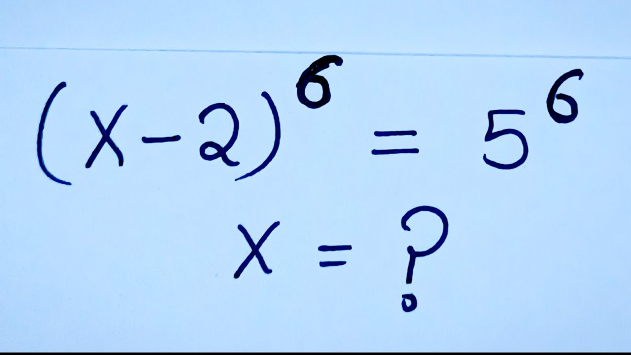 Solve for 'x' in this nice exponential equation | Math Olympiad Mathematics
