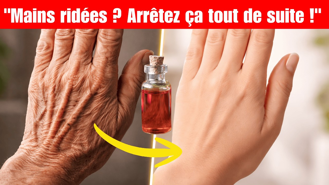Main ridée : Frottez CETTE Huile Sur Vos Mains Chaque Soir… Elles Rajeunissent en Semaines!