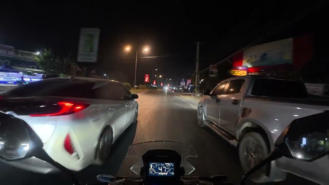 Phnom Penh Ride ASMR | Ep 011 | Night Light Dark | (4K)