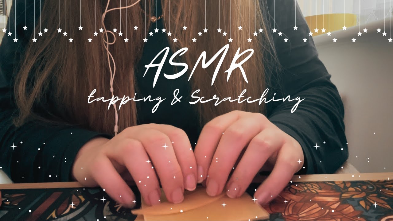 ASMR |  Relaxing Tapping And Scratching | No Talking☁️🫧