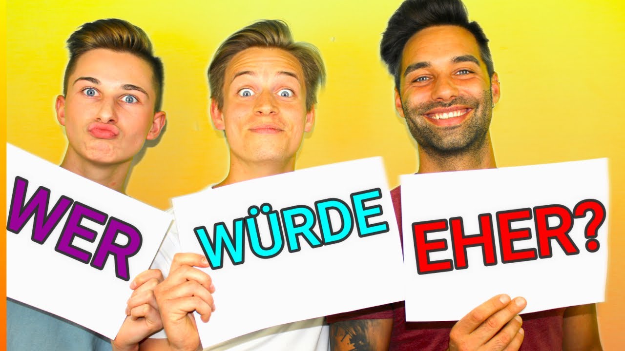 WER WÜRDE EHER ? mit meinen Geschwistern