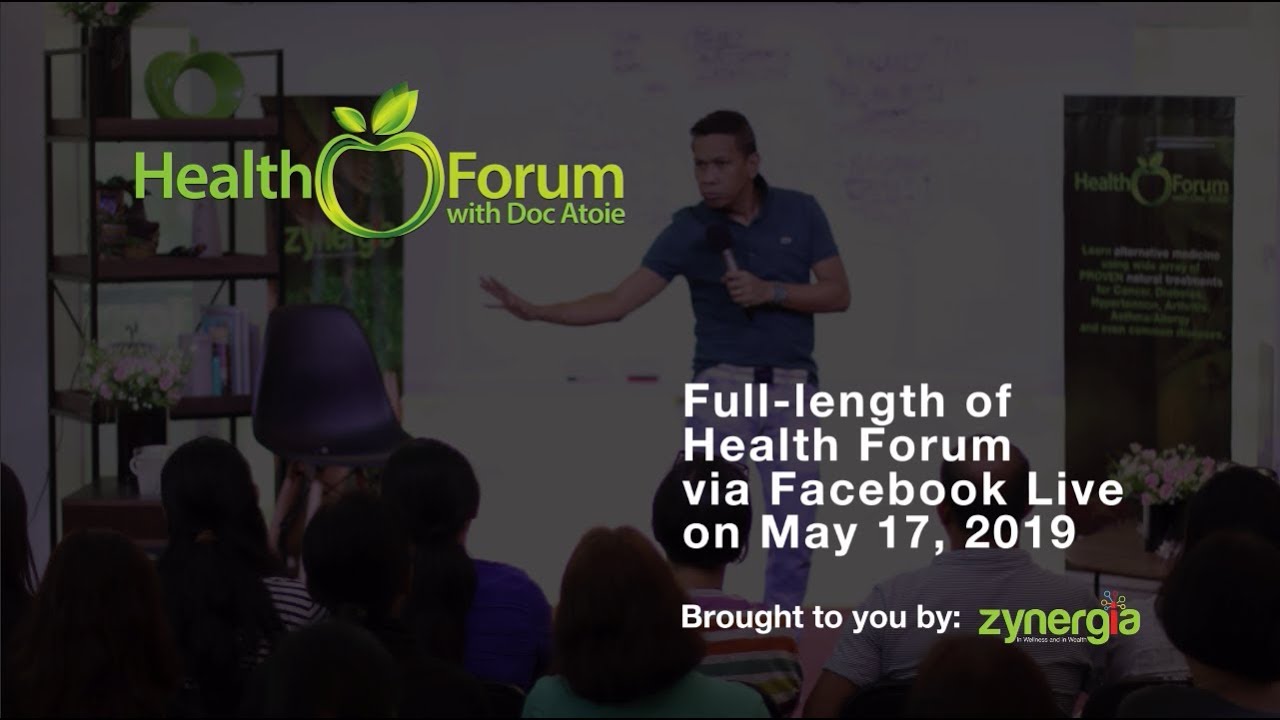17 May 2019 | Health Forum via Facebook Live