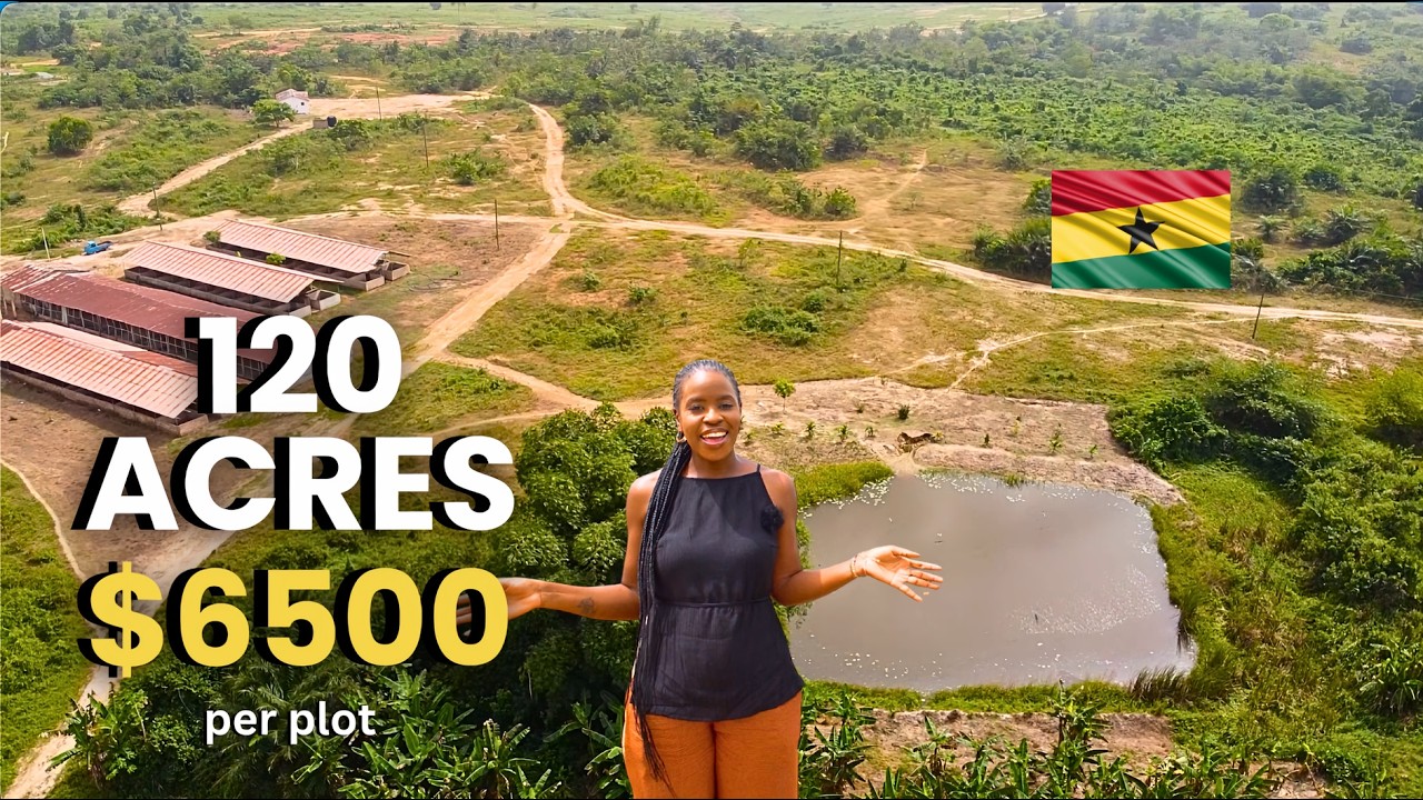 120 ACRES OF LAND SELLING IN THE CENTRAL REGION OF GHANA 