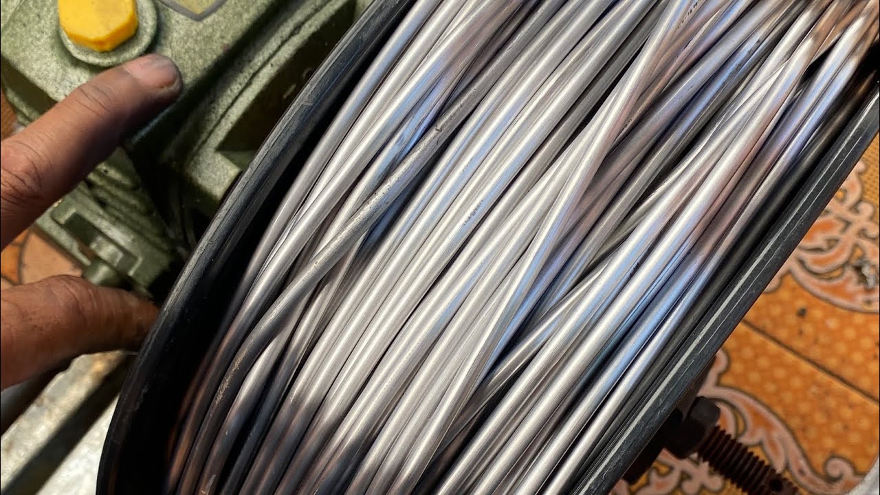 Pembuatan lead wire/ kawat timah 4,4 5,3 6,2 mm