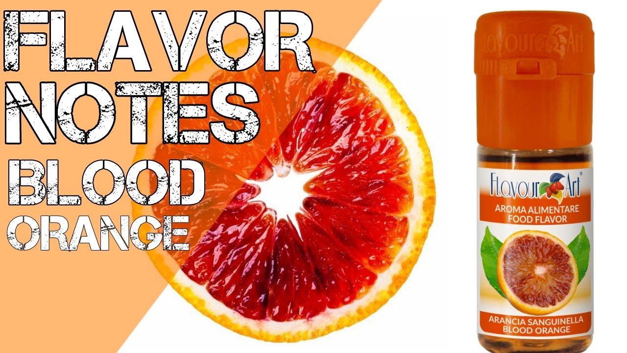 DIY E-Liquid Flavor Notes Flavour Art Blood Orange
