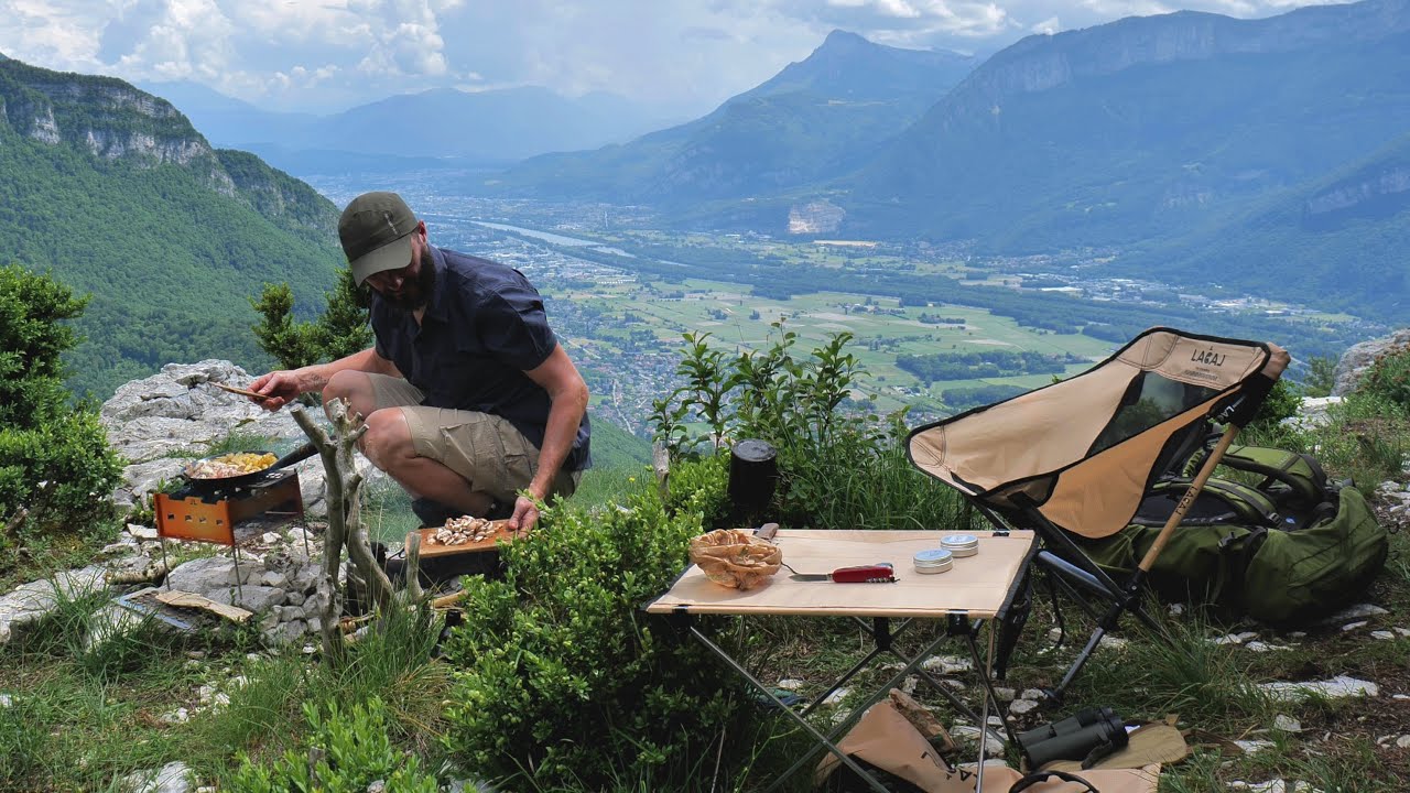 ma CUISINE NOMADE, bonne BOUFFE au feu de bois (version longue)