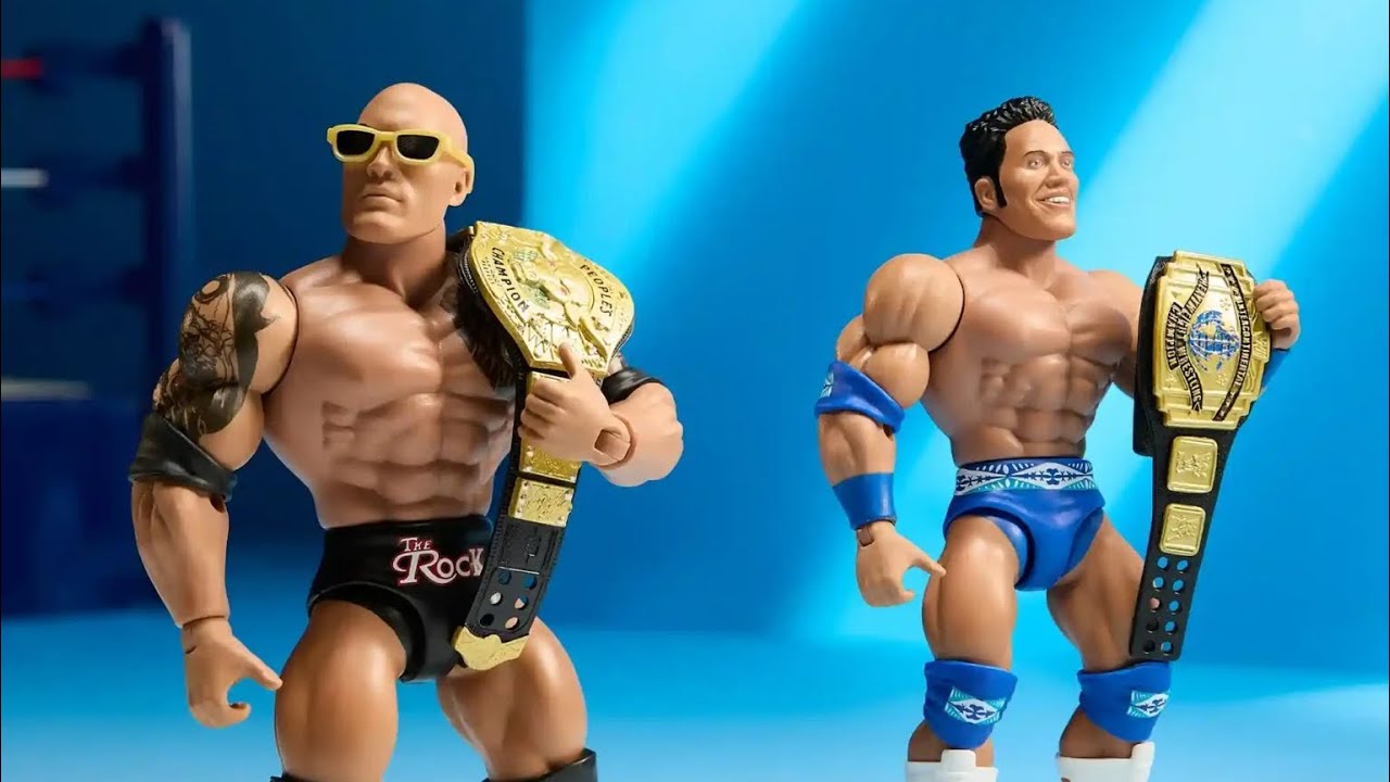 New Wrestling Rocky Maivia The Rock WWE Superstars action figures revealed Mattel Creations