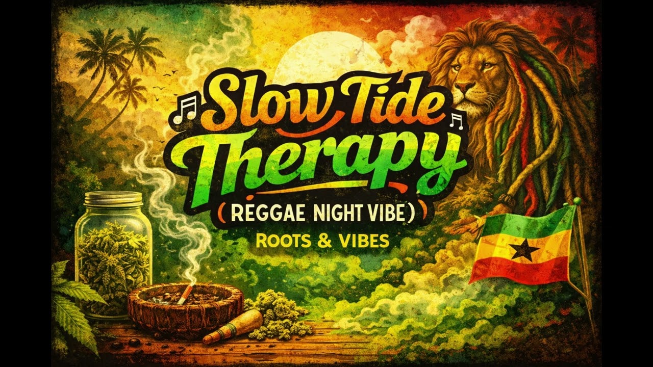 🌿🎶 Slow Tide Therapy (Reggae Night Vibe) | Roots & Vibes