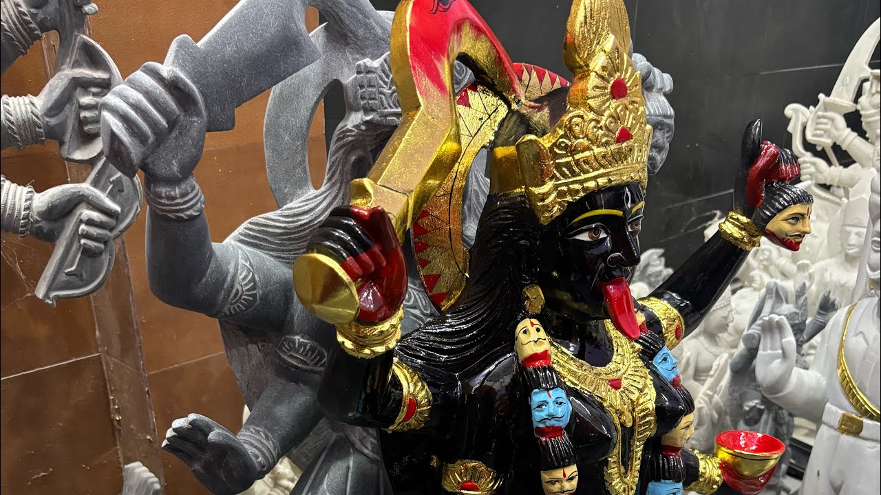 Kali Mata Black Marble Murti | Kali Mata Marble Murti | Kali Mata Statue #Marble Murti #Statue