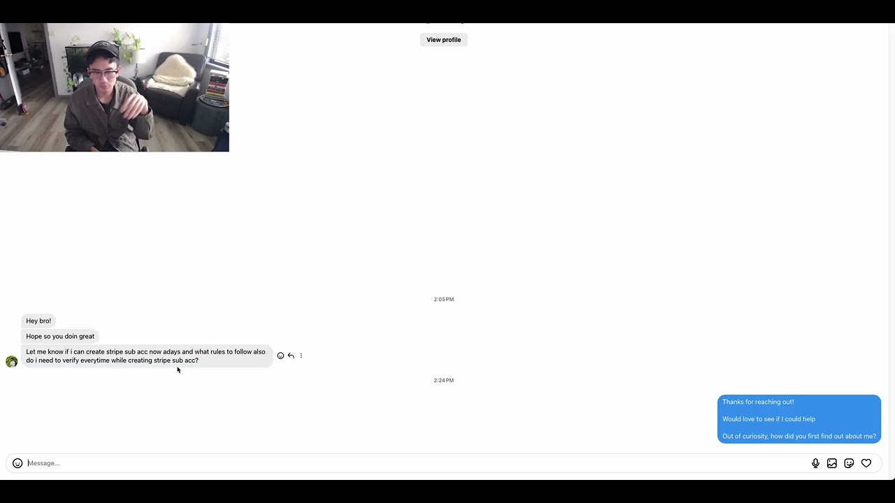 Stripe Sub Account Verification Process
