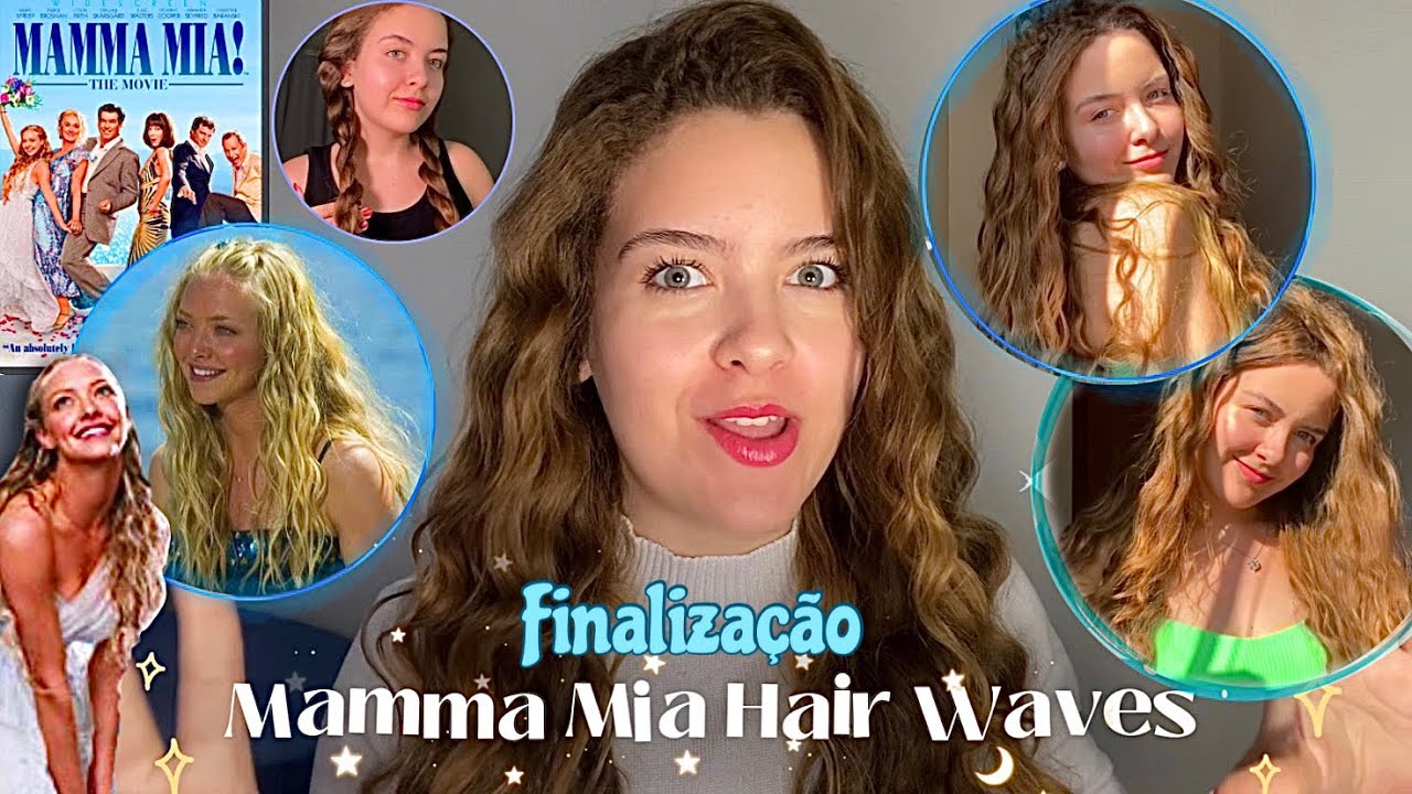 Finalização MAMMA MIA💍🎤 Tutorial ~ Cachos praianos com efeito SEREIA ~