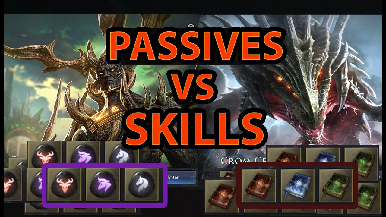 WHATS BETTER PASSIVES OR SKILLS ?! King Arthur: Legend Rise