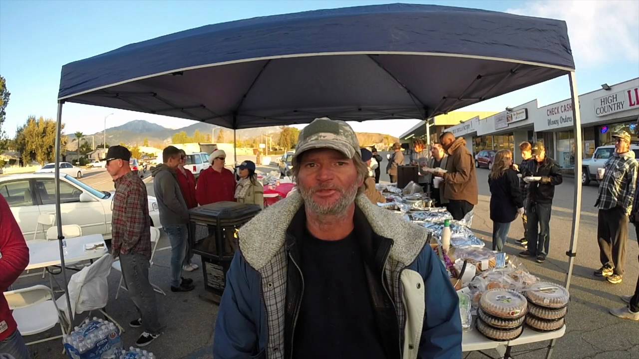 Homeless Christmas Dinner  Yucaipa 12 25 15