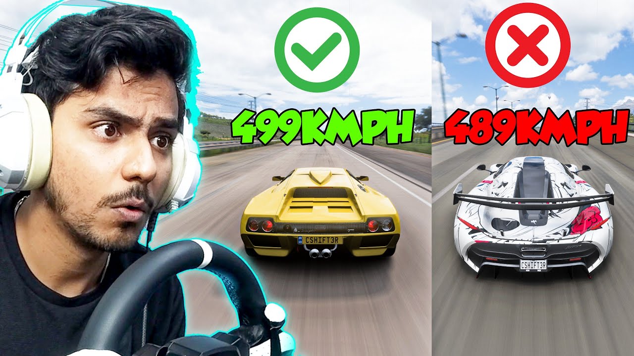 5 Fastest Cars in Forza Horizon 5 Top Speed Test | Chief Shifter