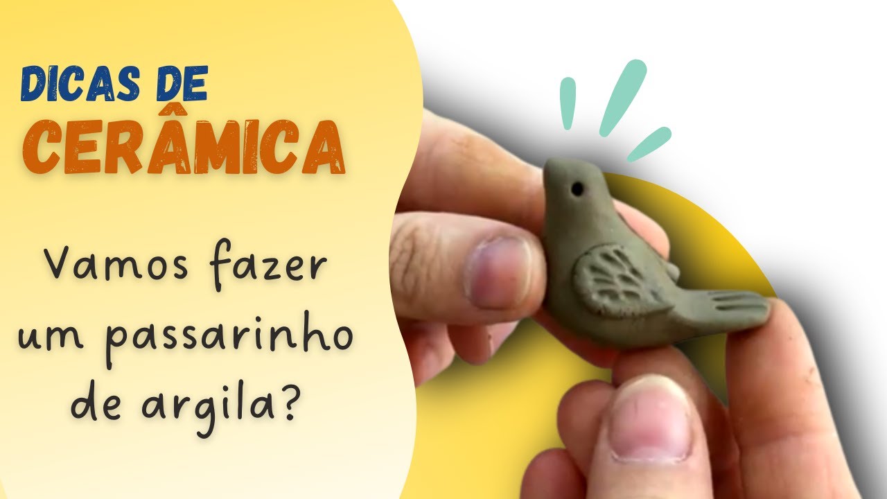 Dica de Cerâmica - Passarinho