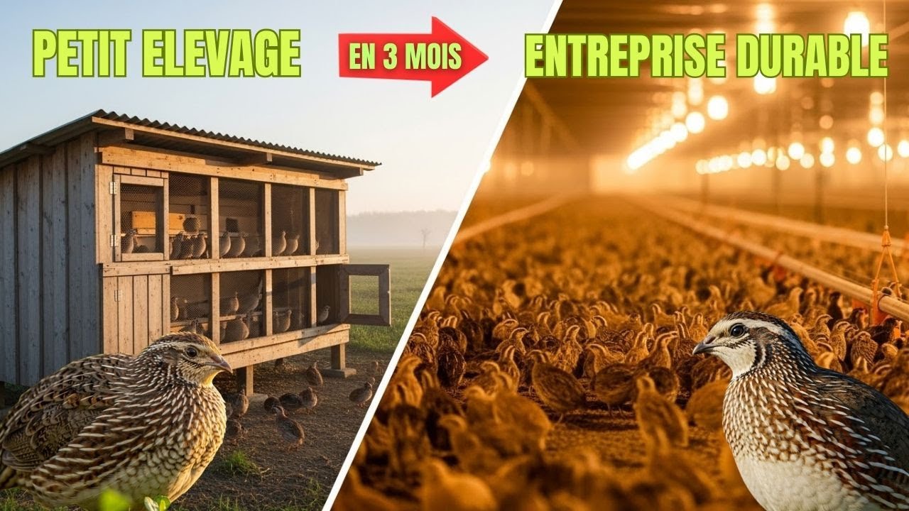 Elevage de Cailles : Transformation d'un Petit Eevage en Entreprise Millionnaire 