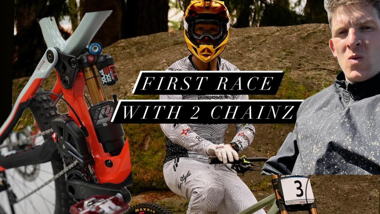 First Race with 2 Chains, New Race Bike Sponsor, Race Run POV Bellwald 2024