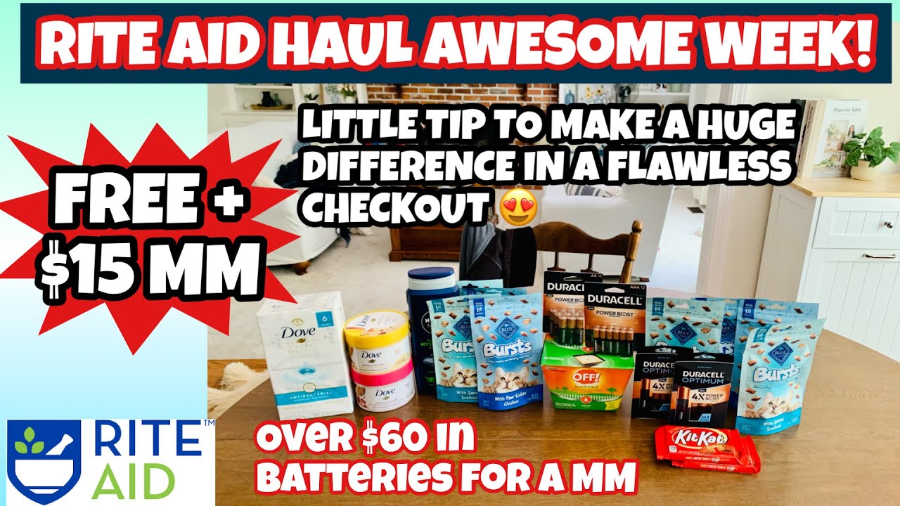 RITE AID HAUL/ Awesome MM with easy couponing deals/Learn Rite Aid Couponing