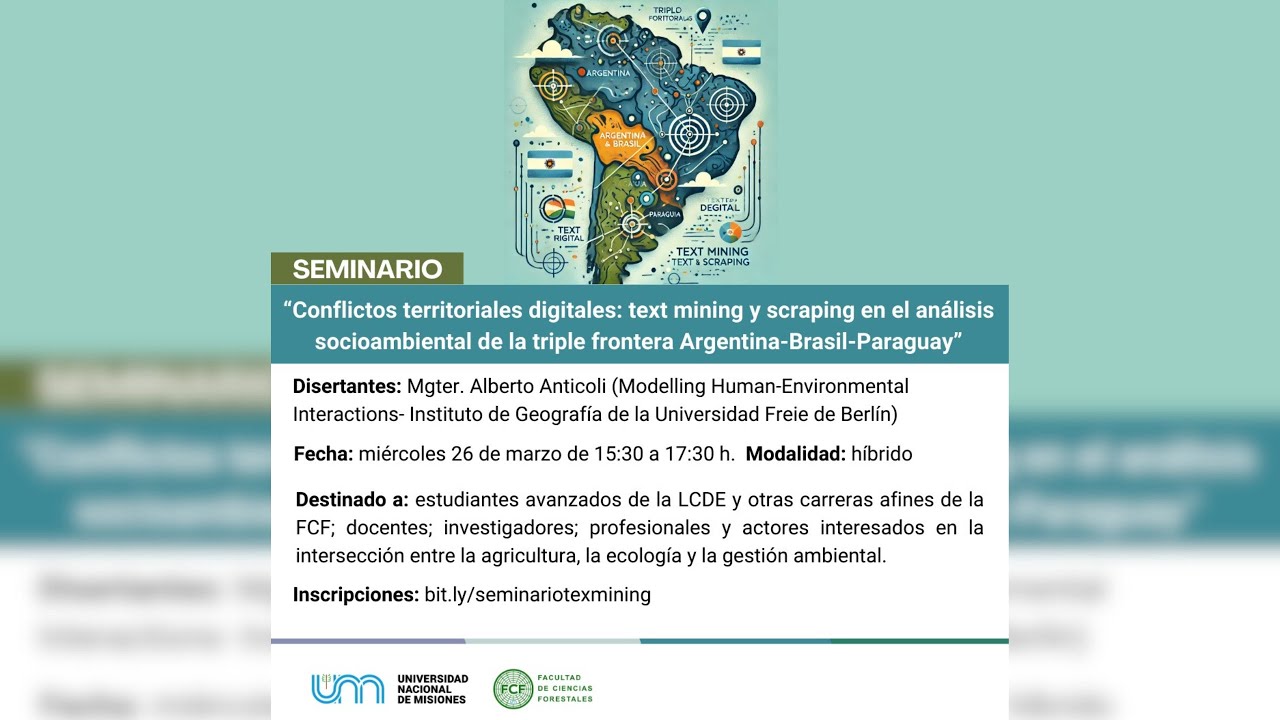 Seminario: Conflictos territoriales digitales