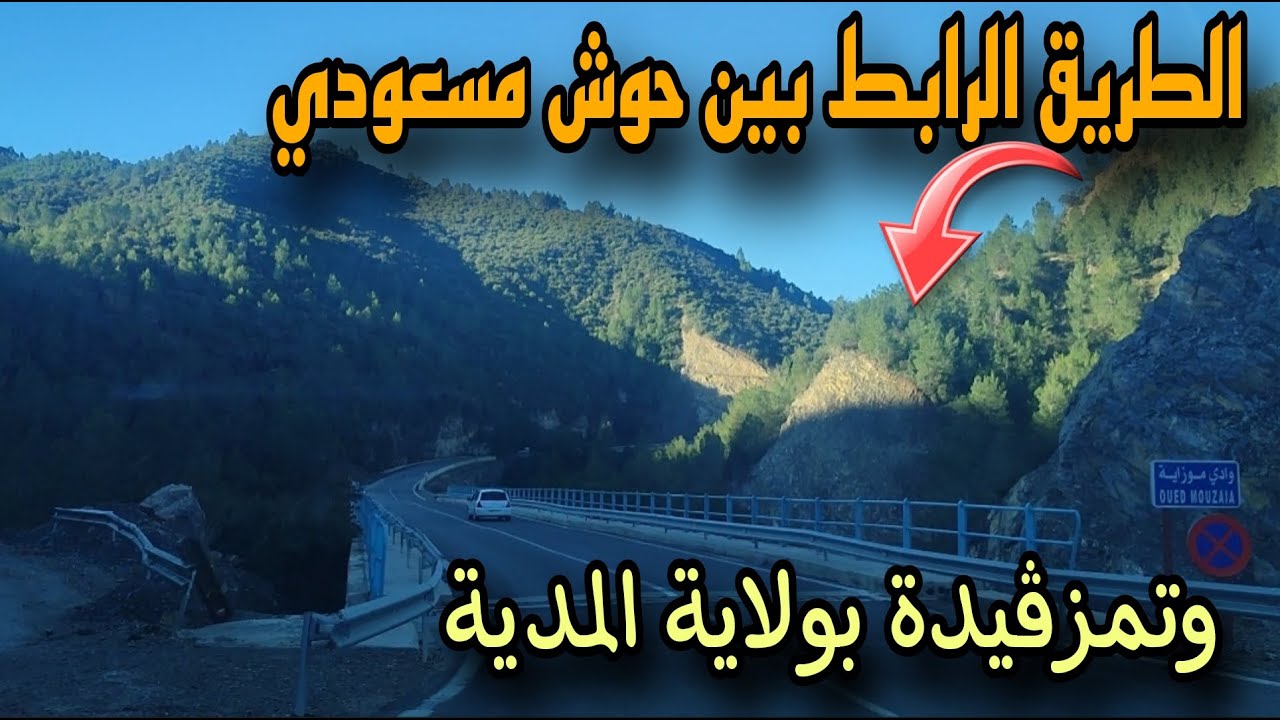 طريق تمزقيدة  بولاية المدية