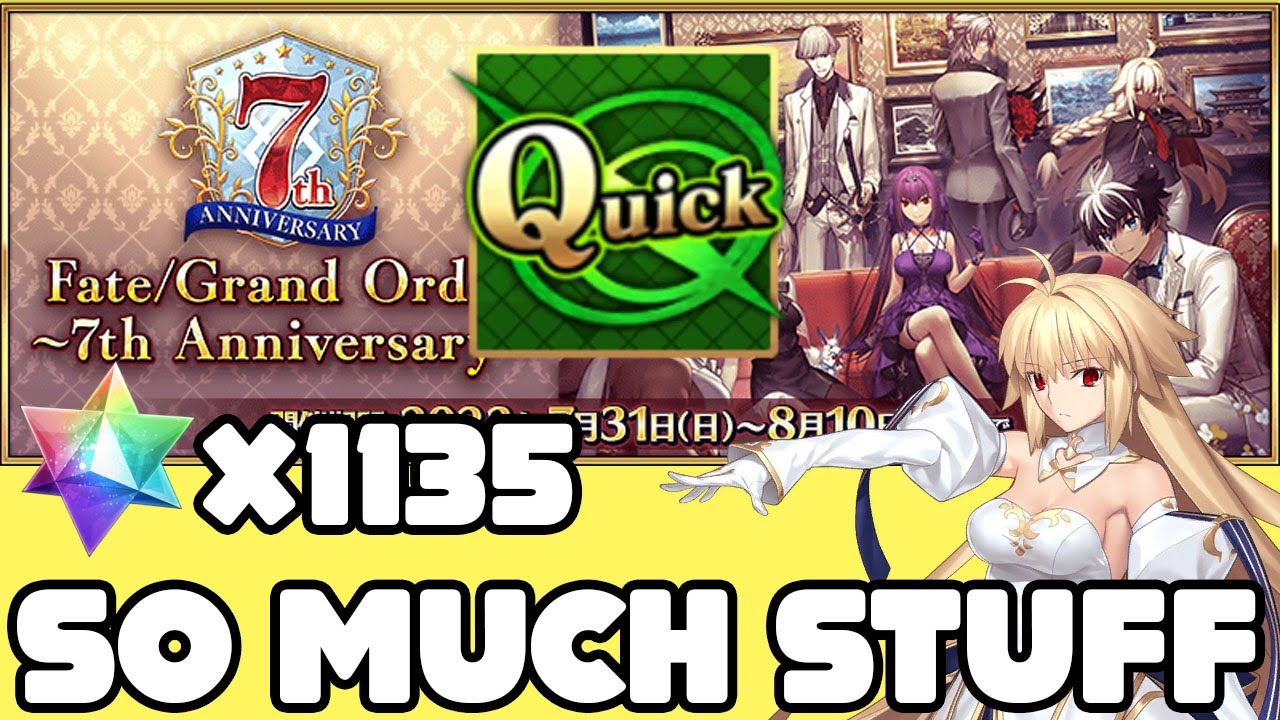 Fate/Grand Order 7th Anniversary Full Stream Reaction!!