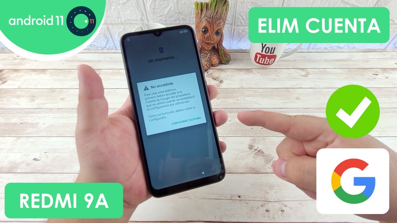 Eliminar Cuenta de Google Xiaomi Redmi 9A | Android 11